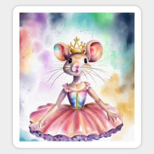 Mouse ballerina Sticker